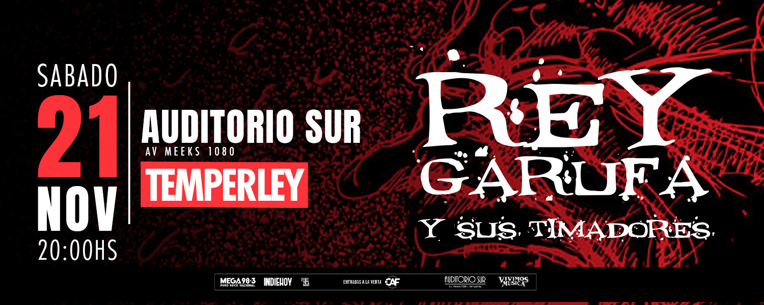 Flyer de REY GARUFA